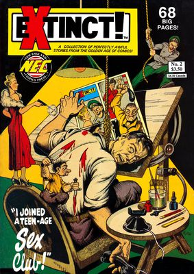 Issue 2 (Fall 1992)
Cover from Punch Comics (Chesler / Dynamic, 1941 series) #9 (July 1944)
Keywords: Sci-Fi;Horror;Crime;Romance;Superhero;Humor