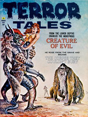 Volume 3, Issue 2 (03 1971)
Reworked from German Sci-Fi pulp Perry Rhodan (Moewig-Verlag, 1961 series) #186 
Keywords: Horror